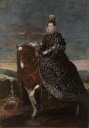 Diego Velazquez, Queen Margarita on Horseback (df01)